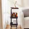 Carrito Organizador Utilitario De 3 Niveles Con Mesa