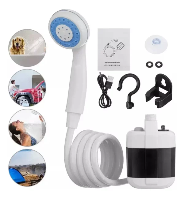 Ducha Portatil Recargable por Usb para Exteriores