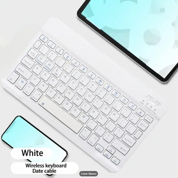 Kit Teclado Mouse Inalámbrico Para Celular Laptop Tablet Pc