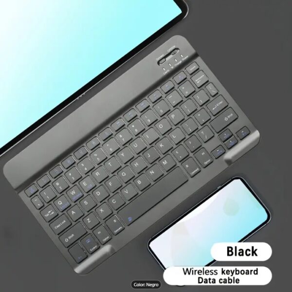 Kit Teclado Mouse Inalámbrico Para Celular Laptop Tablet Pc